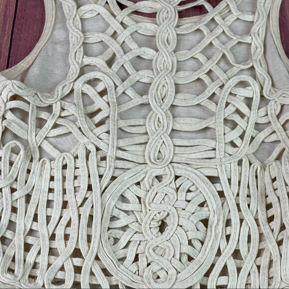 Free People Braided Back Flared Tank Top - Picture 4 of 6